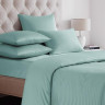 Простыня на резинке из сатина SAILID SL-1-140 ментол 140х200х25