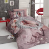 Постельное белье из 3D сатина KARVEN N034 VIOLIN 50х70 (2шт) 1,5-спальное