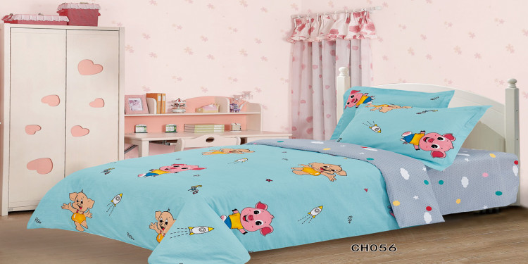 Детское постельное белье из сатина DIVA AFRODITA DELUXE CH-56 50х70 (2шт) 1,5-спальное