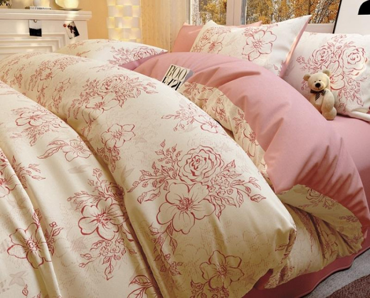 Постельное белье из печатного сатина SAILID B-502-3 евро