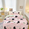 Постельное белье из твил-сатина TANGO хеппи рози 50х70 (1шт), 70х70 (1шт) 1,5-спальное