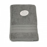 Полотенце махровое хлопковое KARVEN PETEK BORDUR DUZ H5159 LUX COTTON gri 50х90