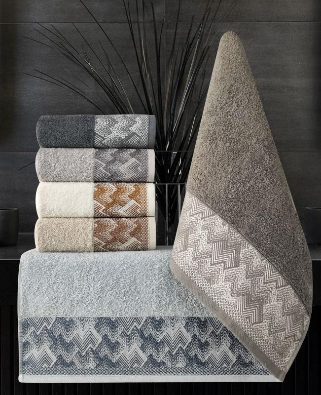 Набор кухонных полотенец махровых хлопковых KARVEN HM689 BESTA V25 30х50 (6шт)