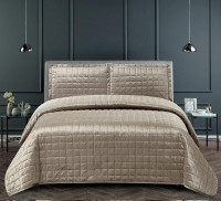 Покрывало с наволочками тонкое велюровое TANGO SAUVAGE SAV-02 240х260