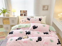 Постельное белье из твил-сатина TANGO хеппи рози  50х70 (2шт) 2-спальное