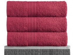 Полотенце махровое BAYRAMALY бордовое 50х90
