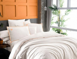 Постельное белье из поплина SAREV FANCY N194 SUPRA V1-EKRU 50х70 (2шт) евро