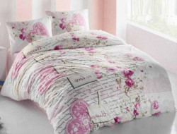 Постельное белье из ранфорса IRINA HOME SERENAY pembe 50х70 (2шт) евро