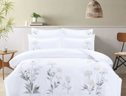 Постельное белье из египетского хлопка с вышивкой ASABELLA Кляйн Винтерберг 50х70 (2шт) и 70х70 (2шт) евро