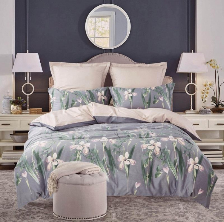 Постельное белье из печатного сатина SAILID B-203-2 2-спальное