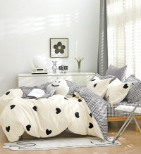 Постельное белье двухстороннее из твила TANGO TPIG-1667 50х70 (2шт), 70х70 (2шт) евро