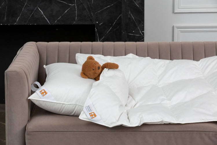 Одеяло детское пуховое PRINZ AND PRINZESSIN Kinder Platinum Grass всесезонное 150х200