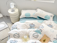 Постельное белье из твил-сатина TANGO slowlife 50х70 (2шт) 2-спальное