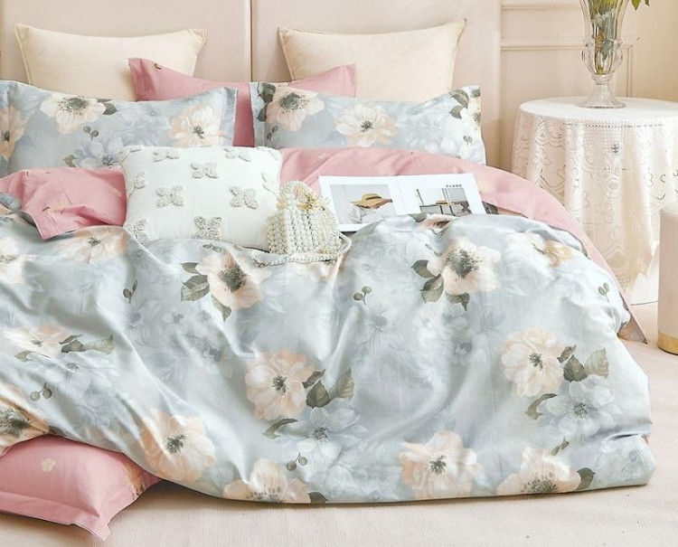 Постельное белье двухстороннее из твил-сатина SAILID BP-131-3 евро