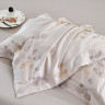 Постельное белье из хлопкового жаккарда ASABELLA Березовый цвет 50х70 (2шт) и 70х70 (2шт) евро