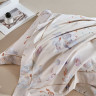 Постельное белье из египетского хлопка Premium ASABELLA Акварельные бутоны 50х70 (1шт) и 70х70 (1шт) 1,5-спальное