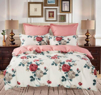 Постельное белье из печатного сатина SAILID B-202-4 семейное