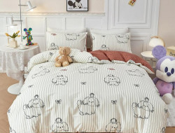 Постельное белье из сатина TANGO собачки 70х70 (2шт) 2-спальное