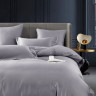 Постельное белье фланелевое из тенсела ASABELLA Элегантность серого 50х70 (2шт) и 70х70 (2шт) евро