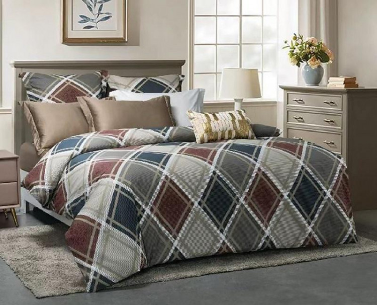 Постельное белье из печатного сатина SAILID B-223-3 евро