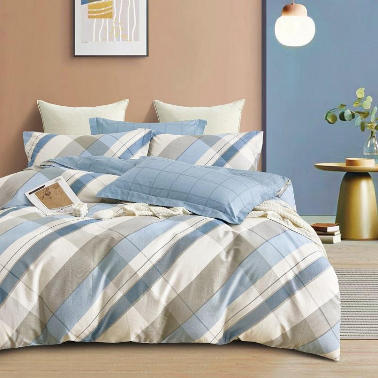 Постельное белье из твила TANGO утренняя прохлада 50х70 (2шт), 70х70 (2шт) евро