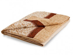 Одеяло из овечьей шерсти стеганое Легкие Сны ЗОЛОТОЕ РУНО 200х220 легкое
