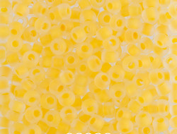 Бисер PRECIOSA (Чехия) круглый 5 10/0 2.3 мм 500 гр 38386 (Ф205) желтый матовый