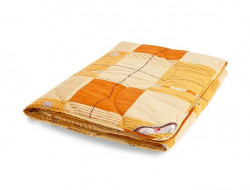 Одеяло из овечьей шерсти стеганое Легкие Сны ПОЛЛИ 140х205 легкое