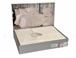 Постельное белье из бамбука KARVEN N065 BELLA кремовый 50х70 (4шт) евро