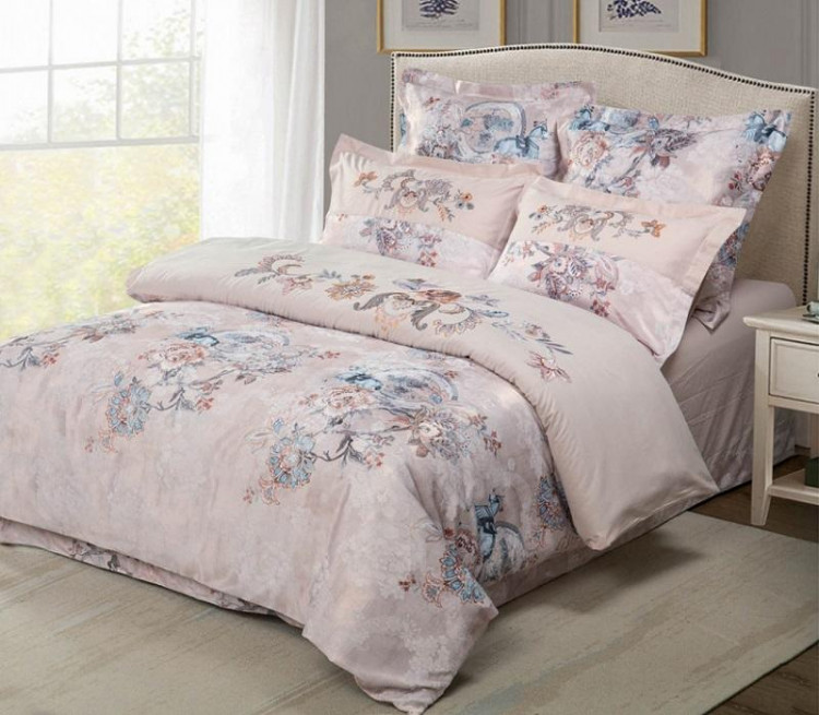 Постельное белье из сатина с вышивкой SAILID D-213-3 евро