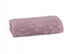 Полотенце махровое TAC JACQUARD LILAC сиреневое 70х140