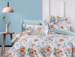 Постельное белье из сатина ASABELLA 1781-6 50х70 (2шт) и 70х70 (2шт) евро