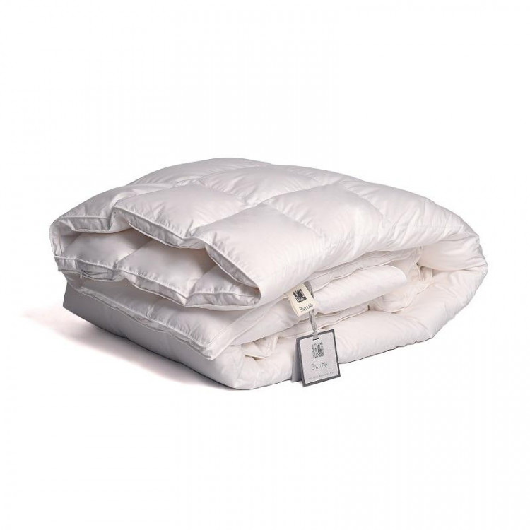 Одеяло с бортиком из белого гусиного пуха BELPOL ЭКОЛЬ NORD 200х220 теплое