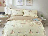 Детское постельное белье из египетского хлопка Premium ASABELLA Старинный фарфор 50х70 (1шт) и 70х70 (1шт) 1,5-спальное