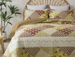 Покрывало с наволочками хлопковое TANGO PATCHWORK PW333-222 230х250
