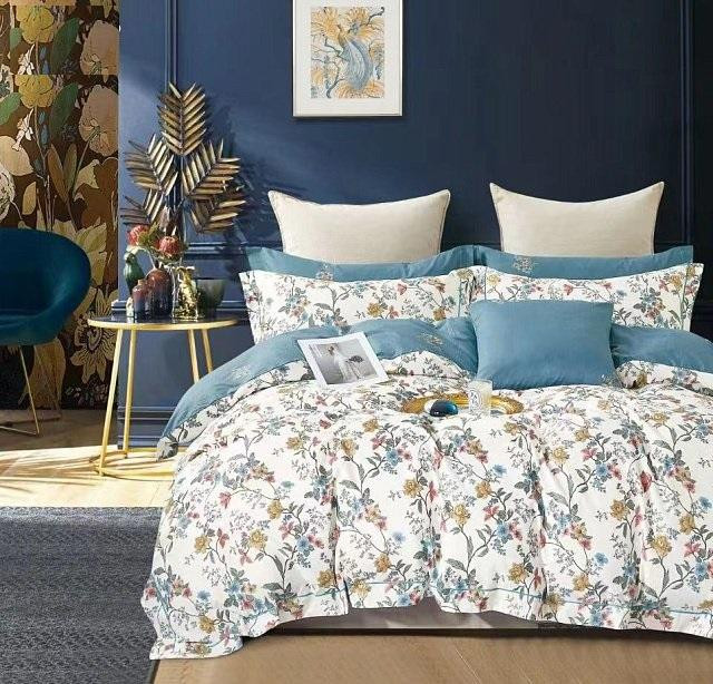 Постельное белье двухстороннее из твил-сатина SAILID BP-149-3 евро