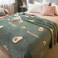 Плед из микрофибры TANGO ФЛАНЕЛЬ VAR-556 АВОКАДО 200х220