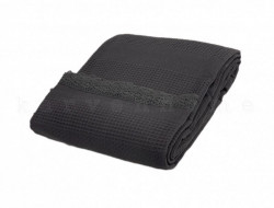 Плед из хлопка с кружевом KARVEN P931 DANTELLI WAFFLE PIKE антрацит 200х220