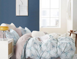 Постельное белье из твил-сатина в ПВХ TANGO цветлоск 50х70 (2шт) евро