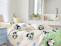 Постельное белье из твил-сатина TANGO мур-мяу 70х70 (2шт) 1,5-спальное