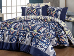 Постельное белье из поплина SAREV FANCY N193 GILYA V2-MAVI 50х70 (1шт) 1,5-спальное