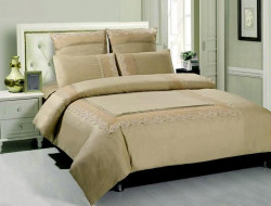 Постельное белье из сатина с гипюром TANGO GPR-02 GIPUR 50х70 (2шт), 70х70 (2шт) евро