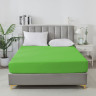 Простыня на резинке сатиновая TANGO Soho салатовая 160х200х30