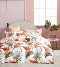 Постельное белье двухстороннее из твила TANGO парадис 50х70 (2шт), 70х70 (2шт) евро