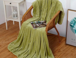 Плед из велсофта АЛЬВИТЕК SOFT PLUSH 005-CARRE-SP 150х200