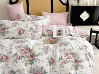 Постельное белье из сатина TANGO розарий 50х70 (2шт) 1,5-спальное