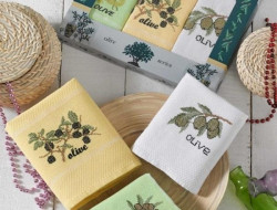 Набор кухонных полотенец ОЛИВКИ-9337 40х60 (3шт)