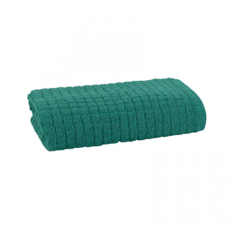 Полотенце махровое TAC DARBY DARK GREEN темно-зеленое 70х140
