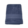 Полотенце махровое хлопковое KARVEN PETEK BORDUR DUZ H5159 LUX COTTON lacivert 50х90