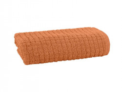 Полотенце махровое TAC DARBY DARK TERRACOTA терракотовое 70х140